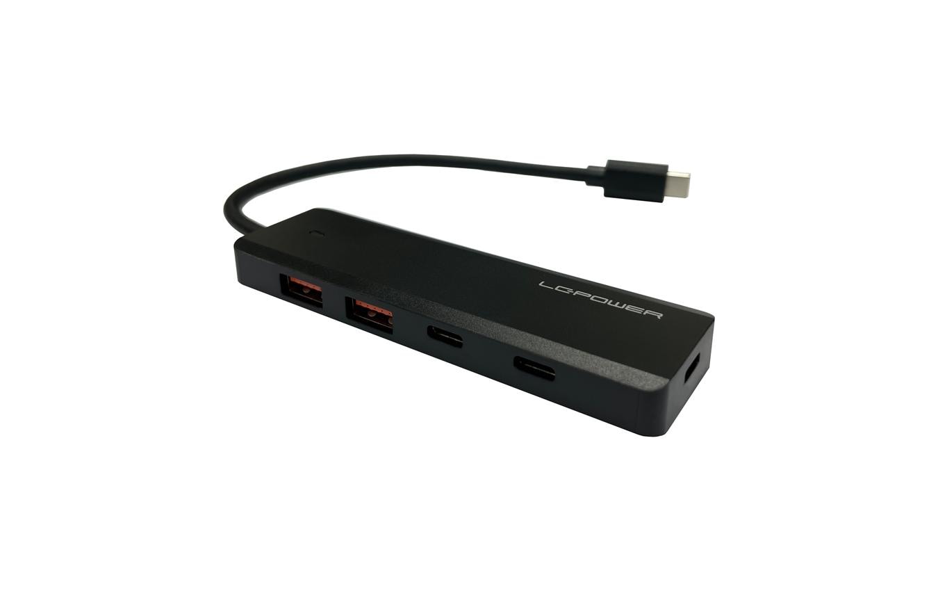 LC-Power LC-HUB-U3-4-C USB-Hub – USB-A, 4× USB-A, 1× USB-C, für universelle Geräte