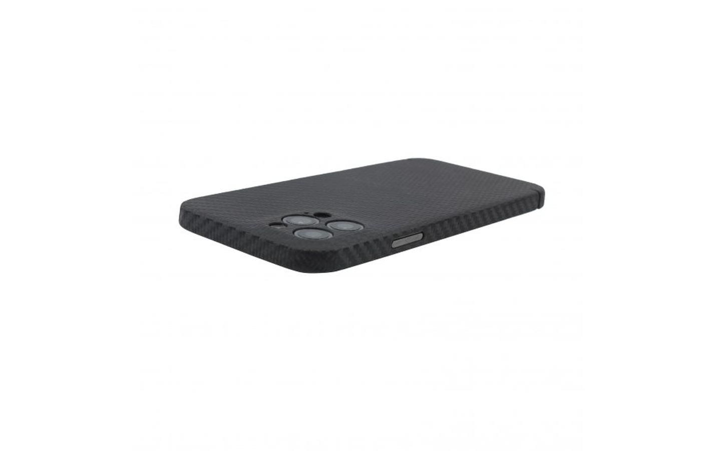Nevox – Backcover Carbon Serie – für Apple iPhone 16 Pro – schwarz – MagSafe-kompatibel