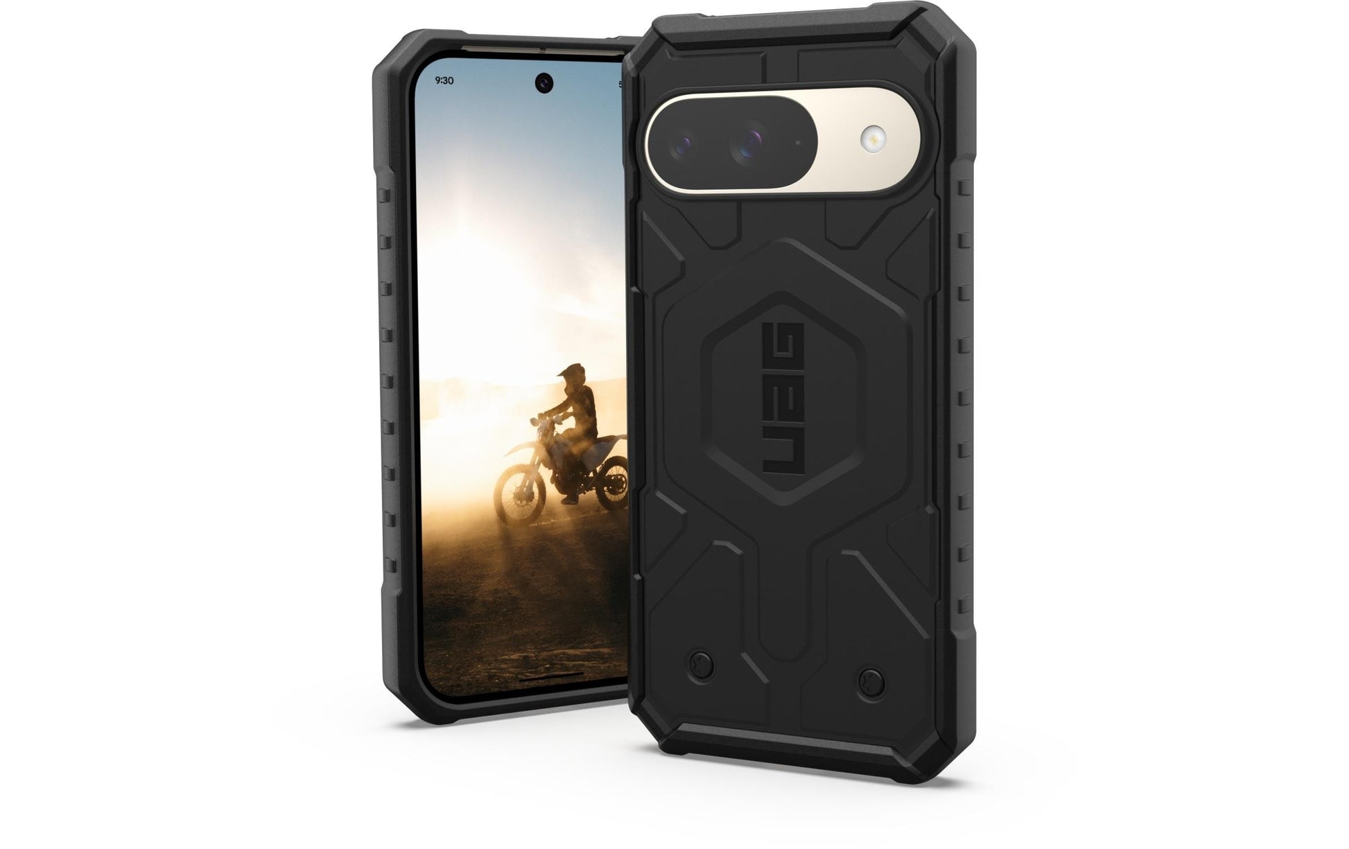 Urban Armor Gear UAG Pathfinder Backcover – für Google Pixel 9, TPU, Schwarz, bis 5,4 m sturzsicher