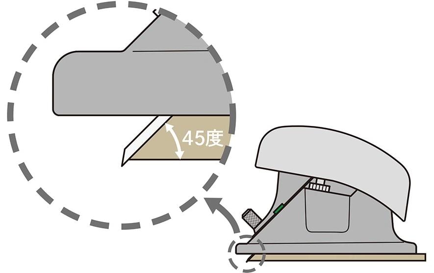 NT Cutter Passpartoutschneider CUT-45 – Trapezklinge, Klinge 9 mm×100 mm