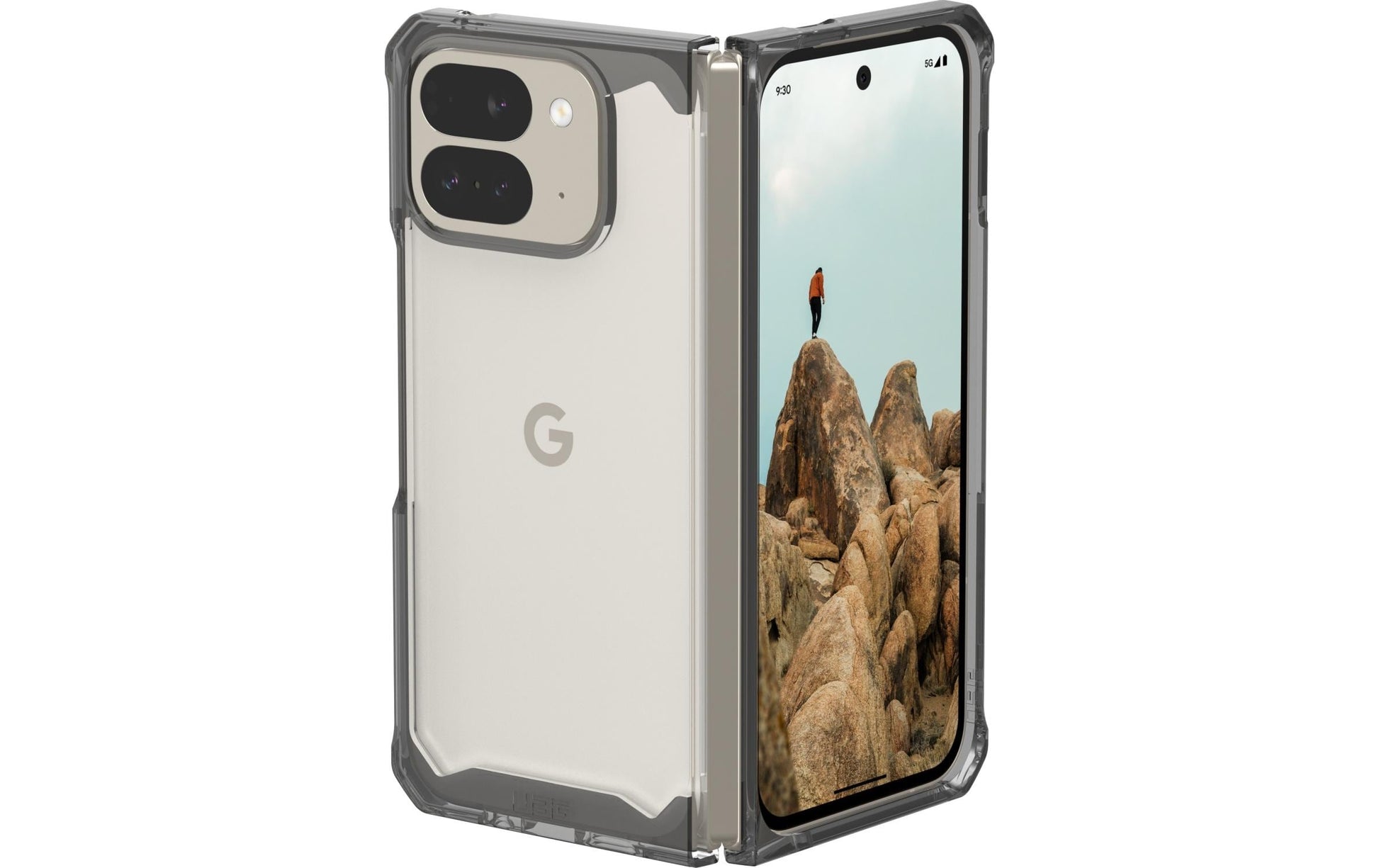 Urban Armor Gear UAG – Rückcover – für Google Pixel 9 Pro – transparent – TPU, fallsicher (bis 4,8 m)