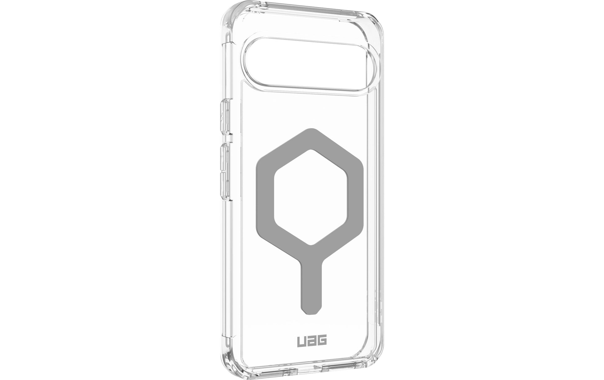 Urban Armor Gear UAG Plyo Pro Backcover – für Google Pixel 9 Pro XL, TPU, Transparent / Silber, bis 4,8 m Sturzsicher