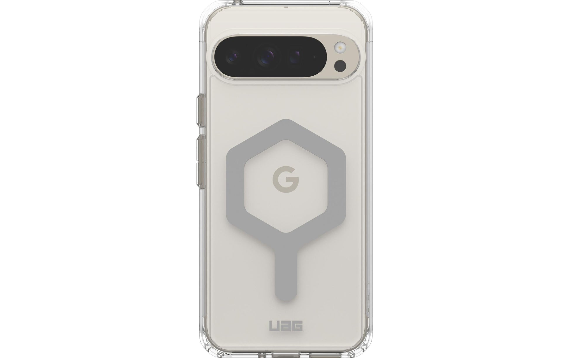 Urban Armor Gear UAG Plyo Pro Backcover – für Google Pixel 9 Pro XL, TPU, Transparent / Silber, bis 4,8 m Sturzsicher
