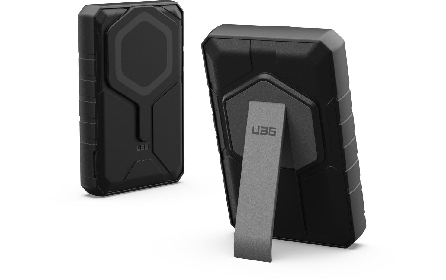 Urban Armor Gear UAG – Powerbank 10000 mAh, PD 20 W, 1× USB-C, 1× USB-A, kabelloses Laden, für Smartphones, schwarz