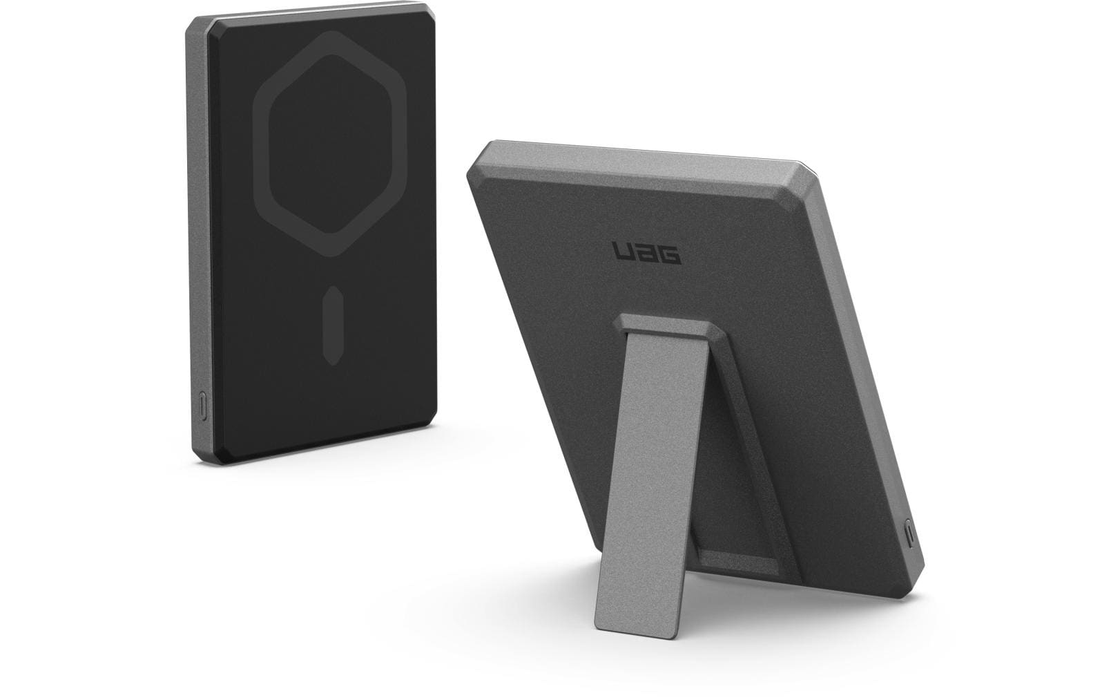 Urban Armor Gear UAG Ultra Slim Charger Wireless Powerbank 5'000 mAh – 20 W PD, 1× USB-C, Grau