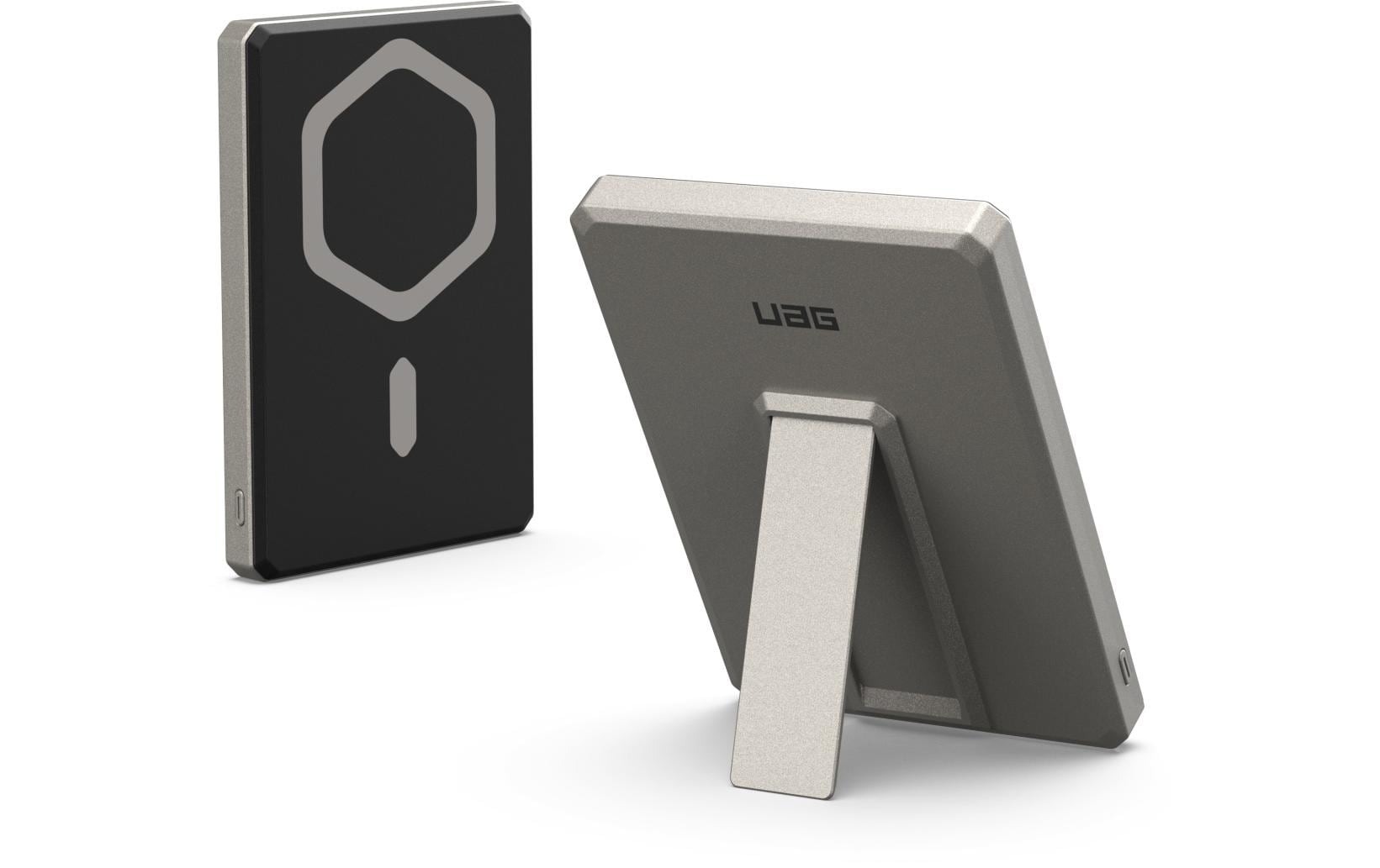 Urban Armor Gear UAG Ultra Slim Charger MagSafe Powerbank 5'000 mAh – 20 W PD, 1× USB-C, grau
