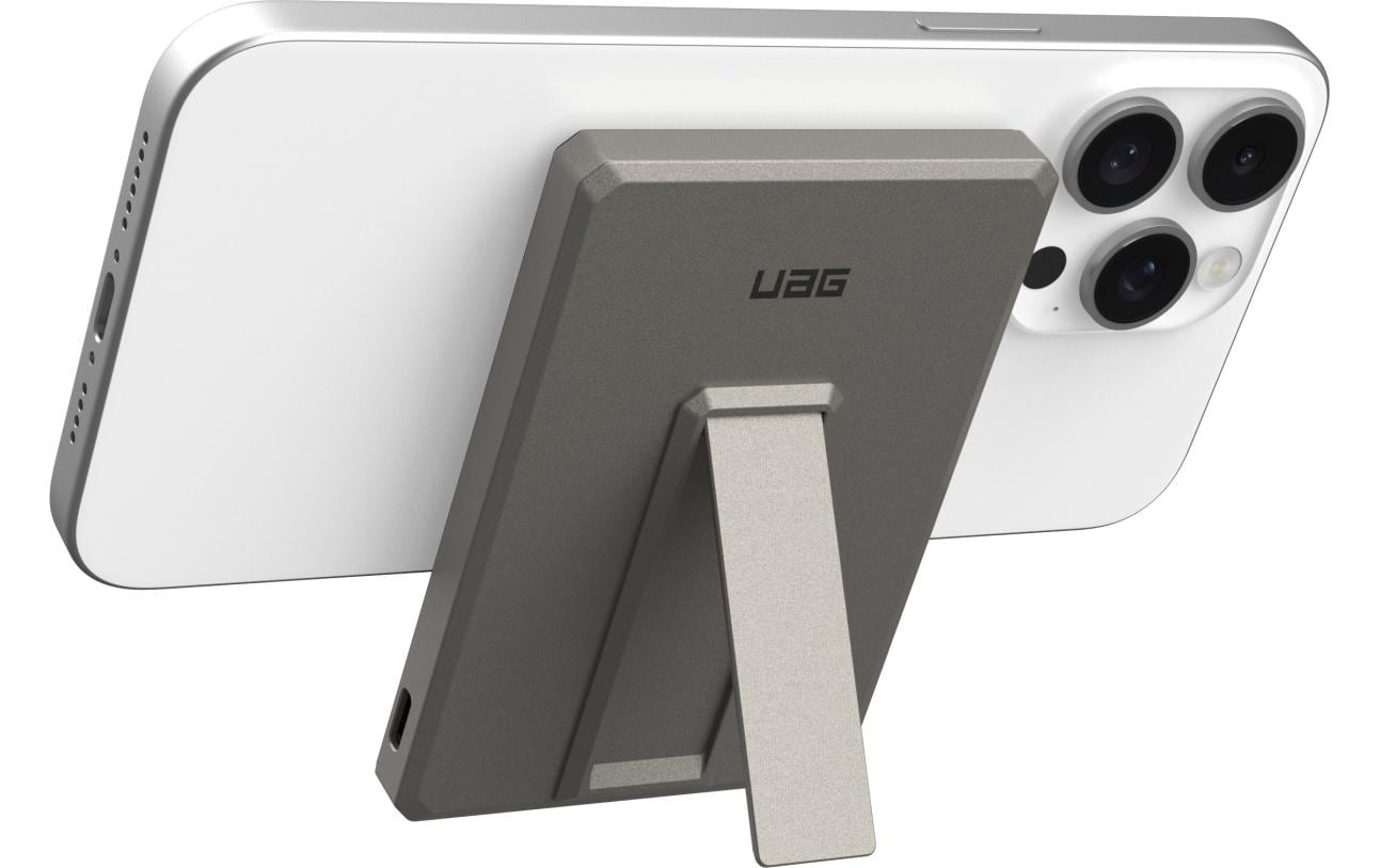 Urban Armor Gear UAG Ultra Slim Charger MagSafe Powerbank 5'000 mAh – 20 W PD, 1× USB-C, grau