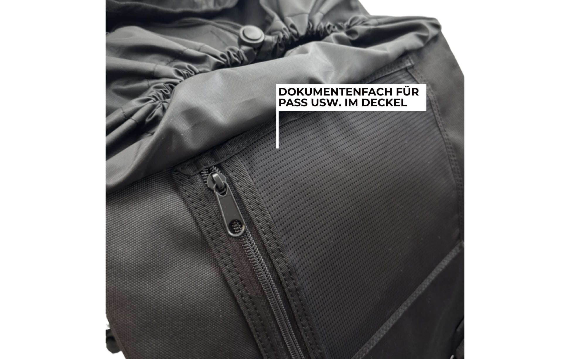 Racoon – Schulrucksack – Schwarz – Recyceltes PET – 33 × 44 × 20 cm