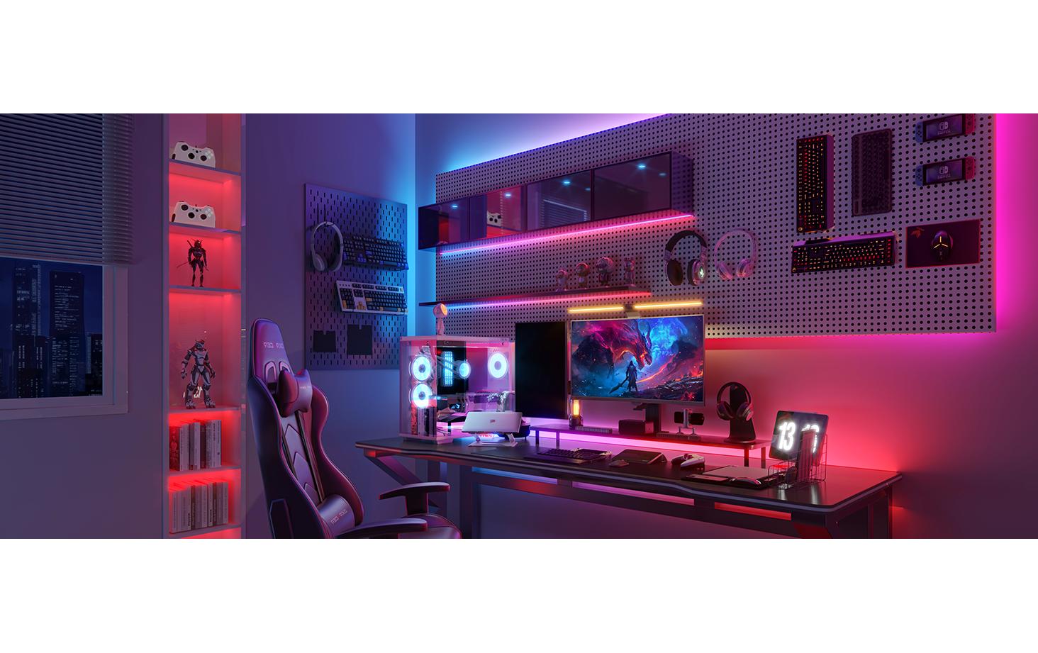 Govee LED-Strip 1 m – RGBICW, 2700–6500 K, 340 lm, 72 W, Matter – für Amazon Alexa