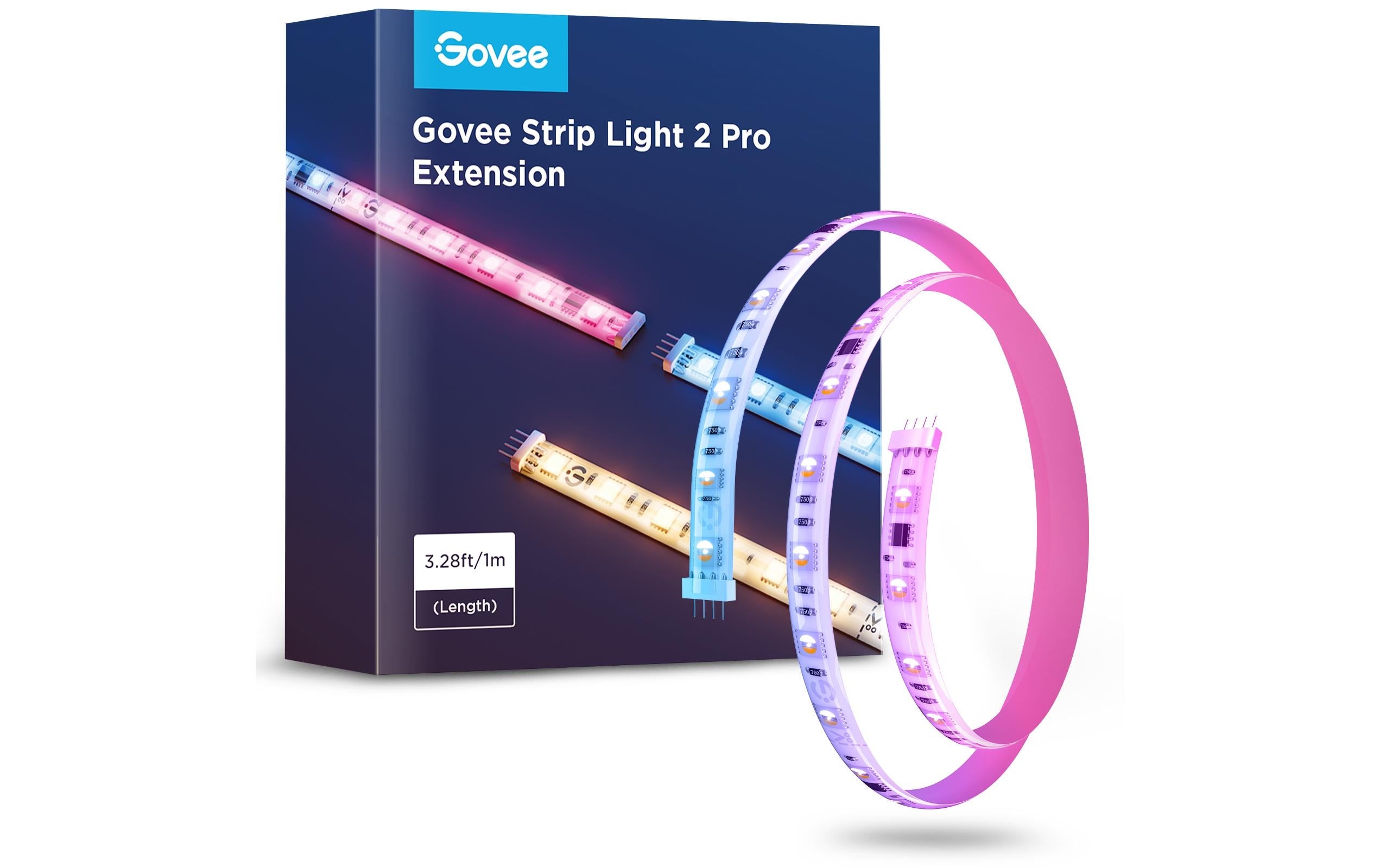 Govee LED-Strip 1 m – RGBICW, 2700–6500 K, 340 lm, 72 W, Matter – für Amazon Alexa