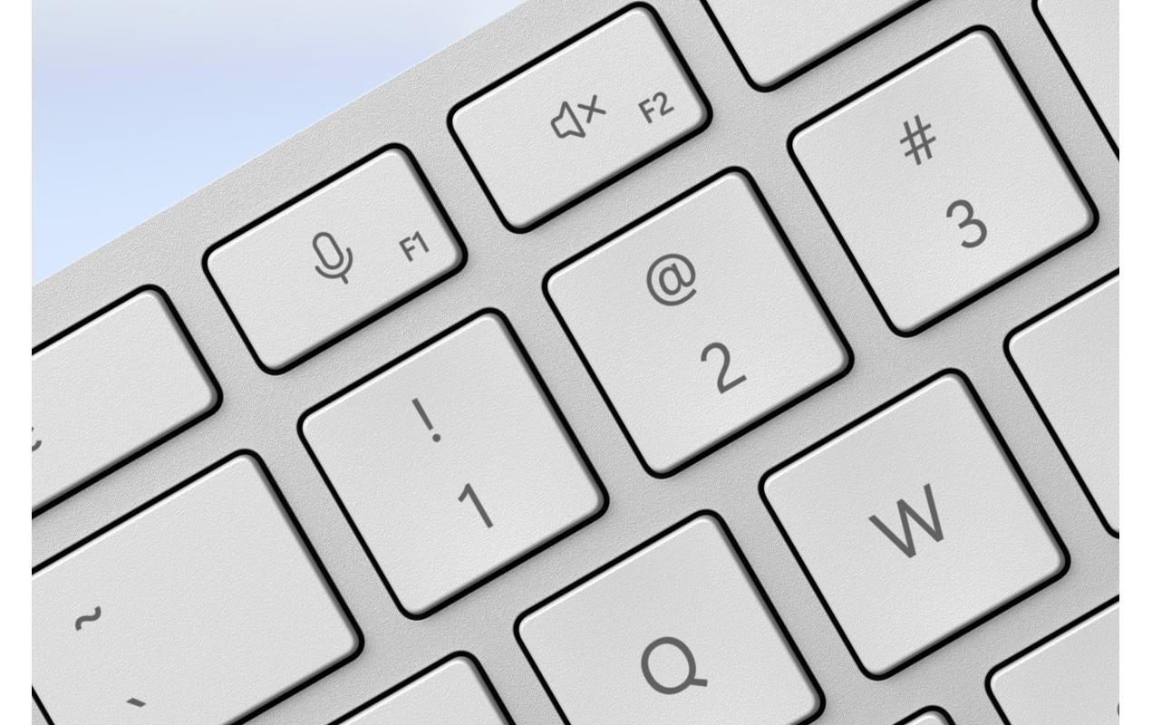 Microsoft Surface Keyboard SC – Tastatur, kabellos (Bluetooth), CH-Layout (DE-CH), Grau