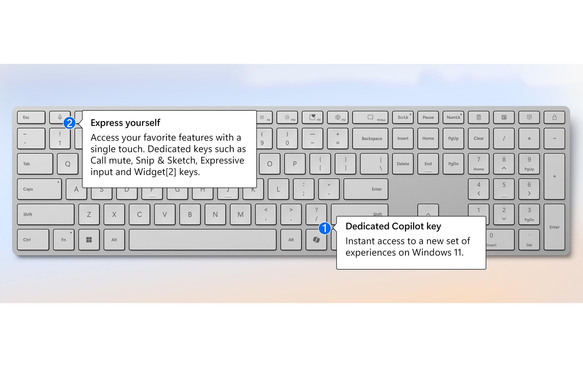 Microsoft Surface Keyboard SC – Tastatur, kabellos (Bluetooth), CH-Layout (DE-CH), Grau