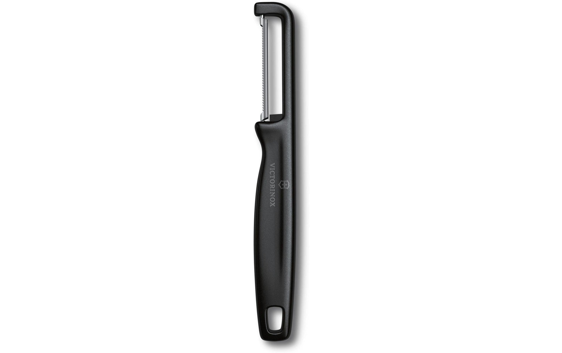 Victorinox Iota – Sparschäler 16,5 cm, schwarz, spülmaschinenfest