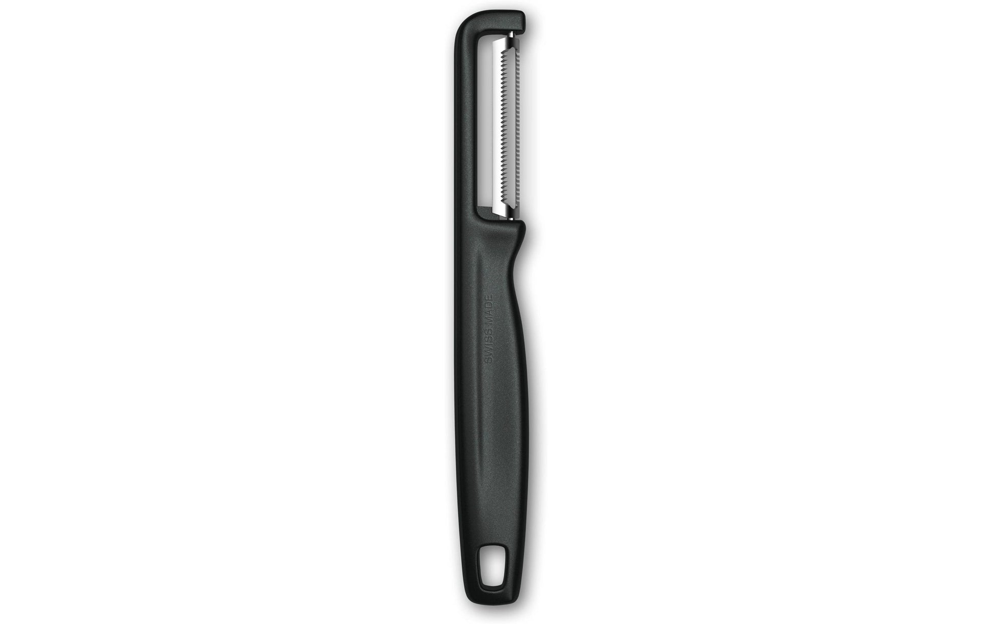 Victorinox Iota – Sparschäler 16,5 cm, schwarz, spülmaschinenfest