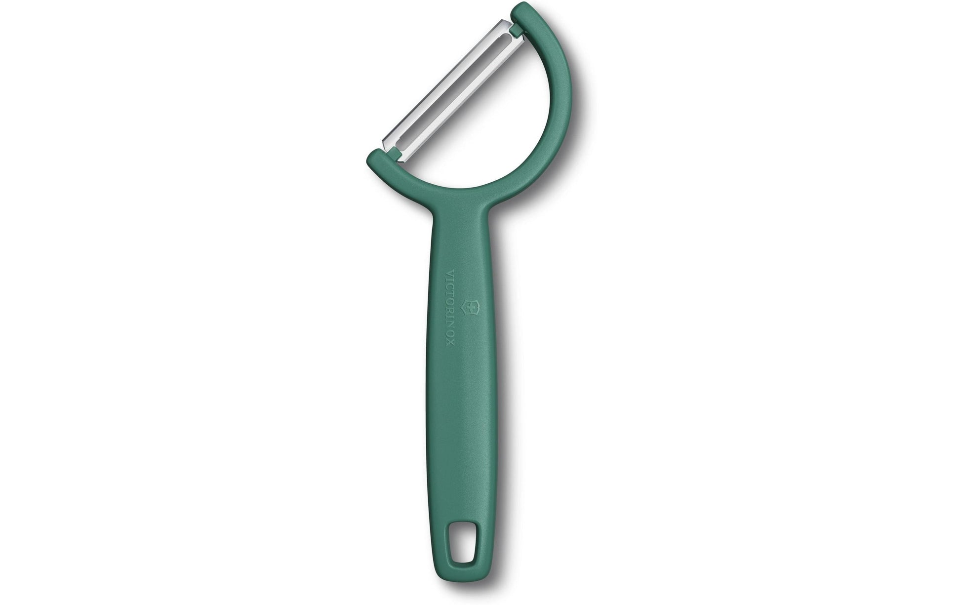 Victorinox Sparschäler 16 cm, gerade, einschneidig, grün