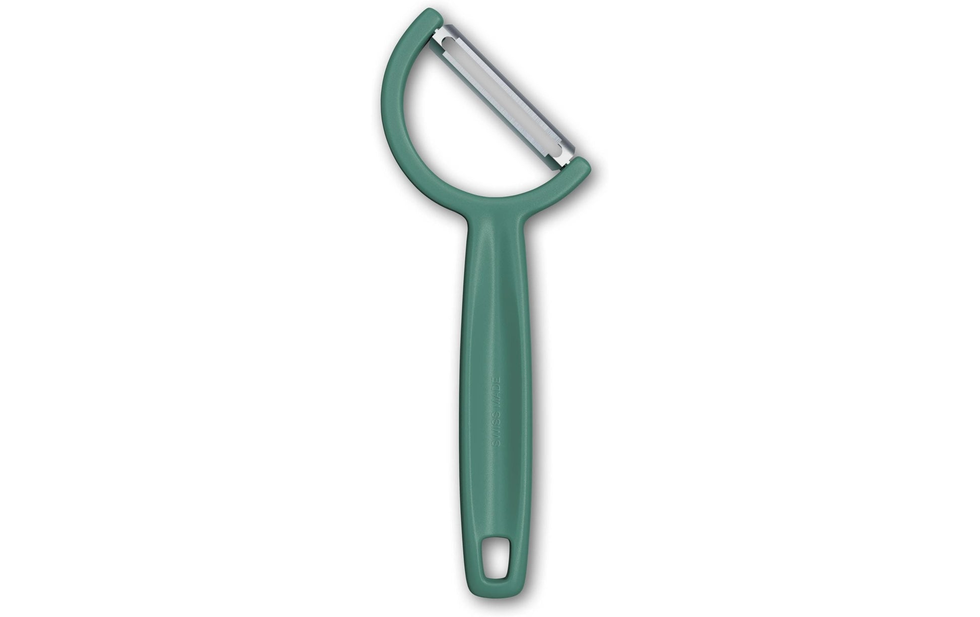Victorinox Sparschäler 16 cm, gerade, einschneidig, grün