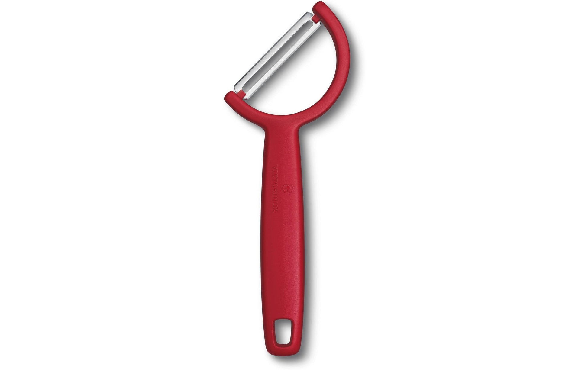 Victorinox Sparschäler 16 cm, gerade, einschneidig, rot