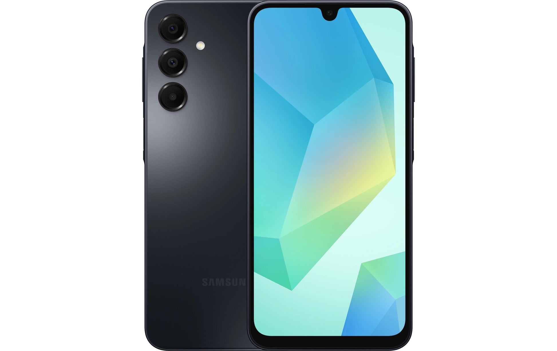 Samsung Galaxy A16 – schwarz, 6,7", 1080 × 2340, Android, 128 GB, 4 GB, Hybride Dual-SIM, 4G, NFC, IP54