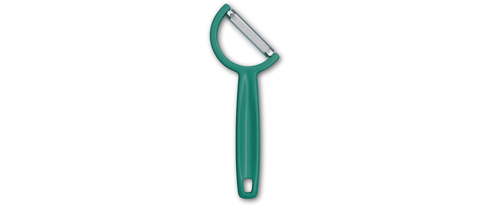 Victorinox Sparschäler 16 cm, gerade, einschneidig, grün