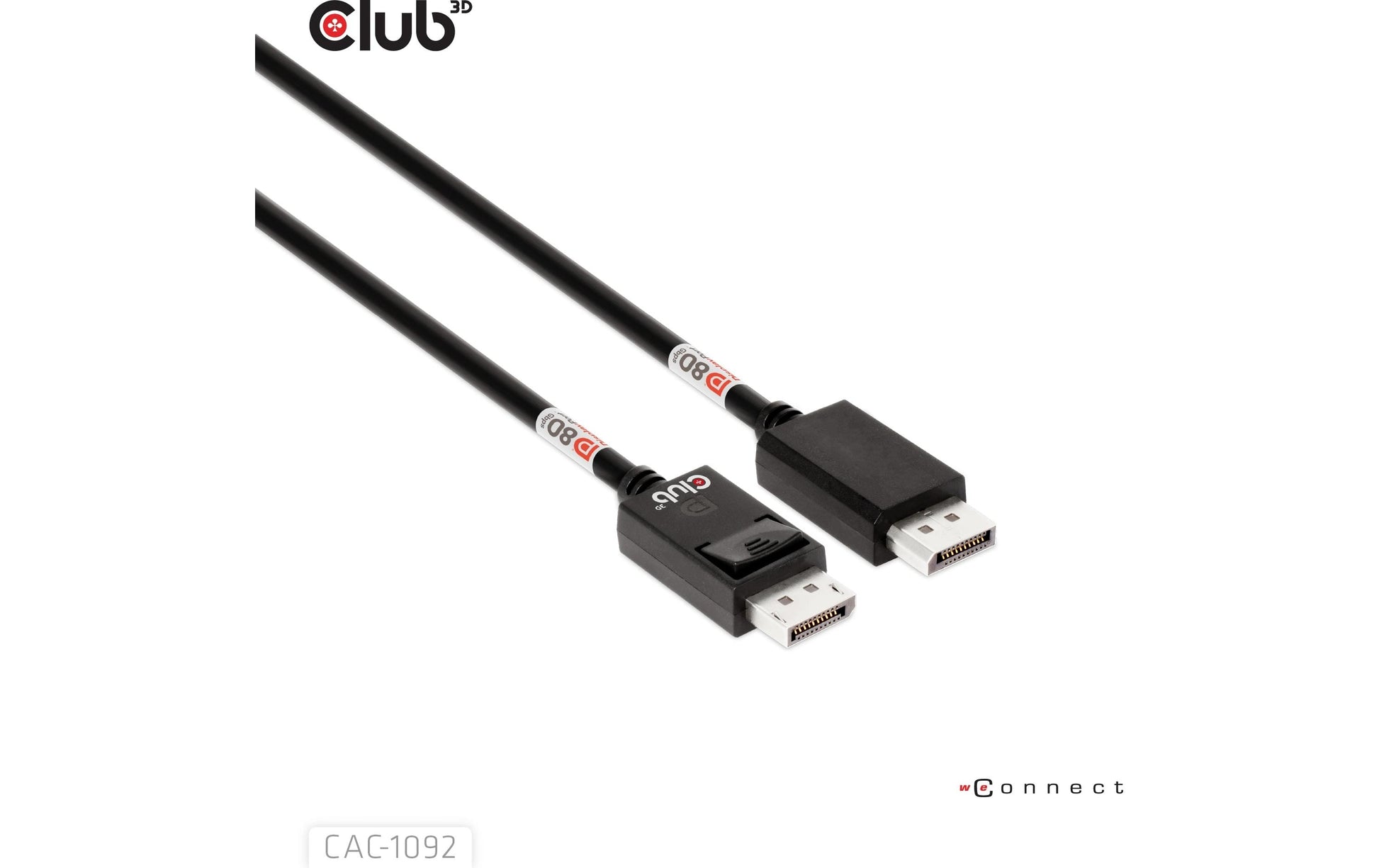 CLUB3D DisplayPort Kabel DP 2.1 10K 60 Hz – 1,6 m