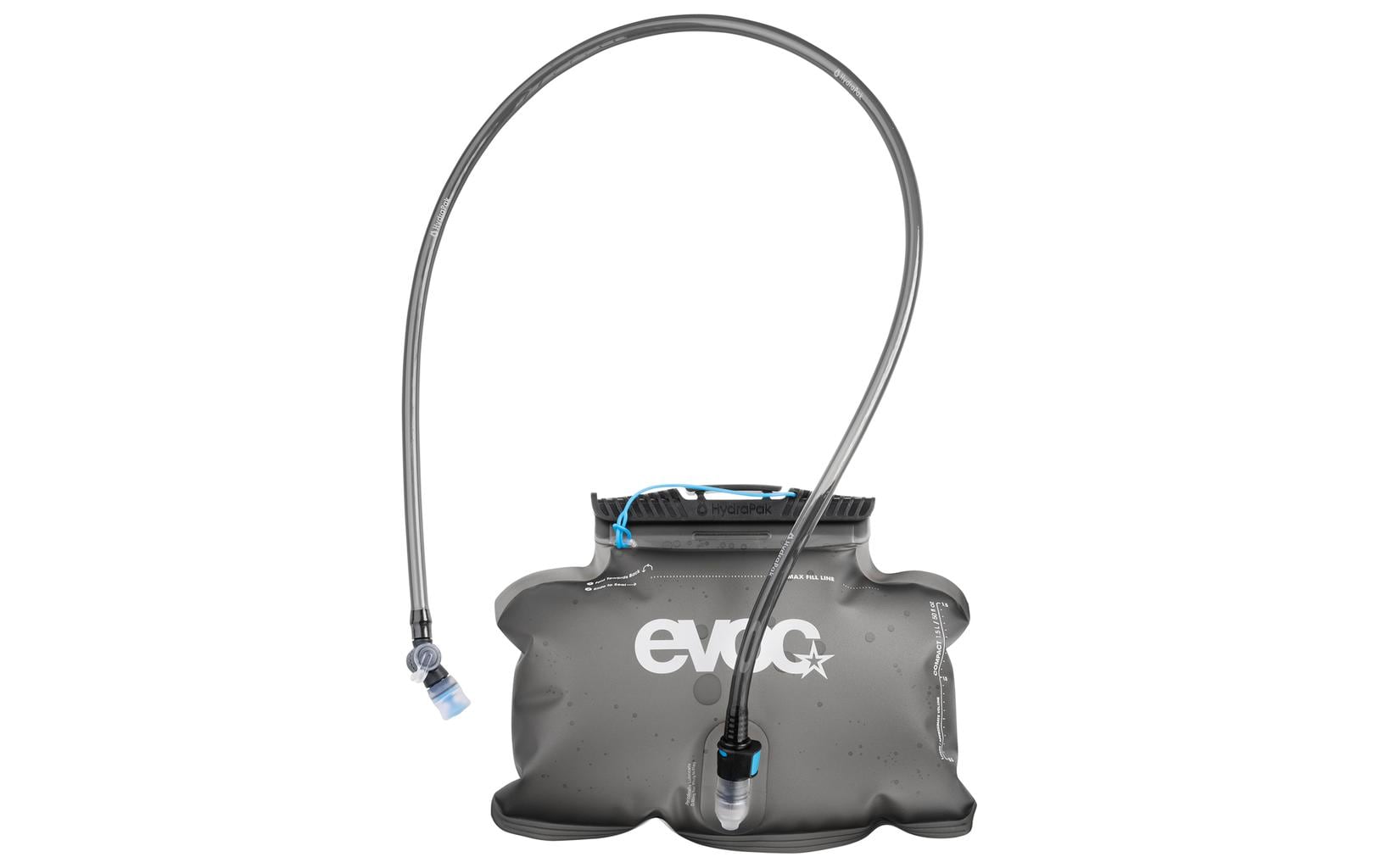 EVOC Hip Pack Trinkblase 1,5 l – Beissventil, Grau