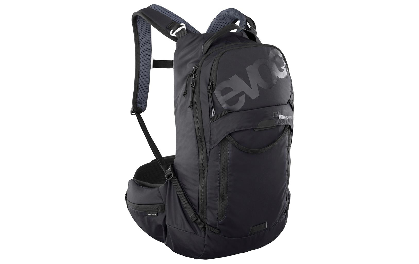 EVOC Sportrucksack Trail Pro – 16 l, mit Regenabdeckung – Schwarz