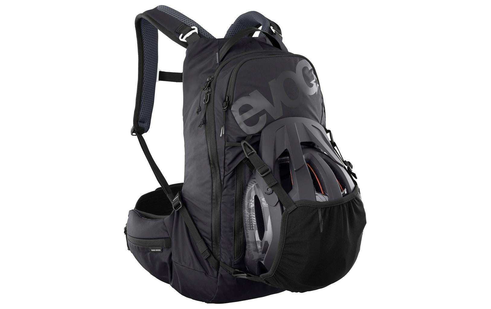 EVOC Sportrucksack Trail Pro – 16 l, mit Regenabdeckung – Schwarz