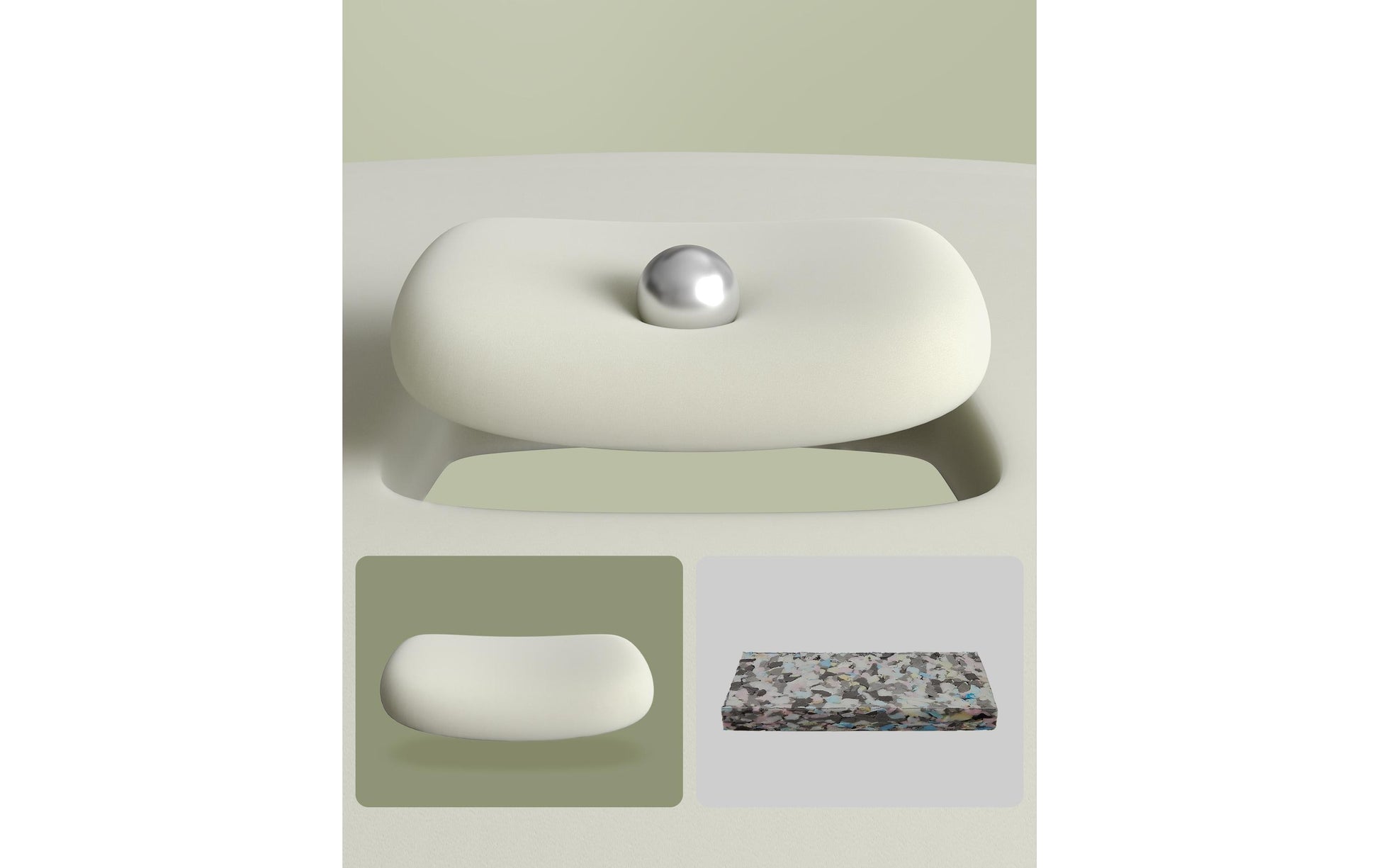 Songmics Bürostuhl – 150 kg, PU-Leder Bezug, Grau
