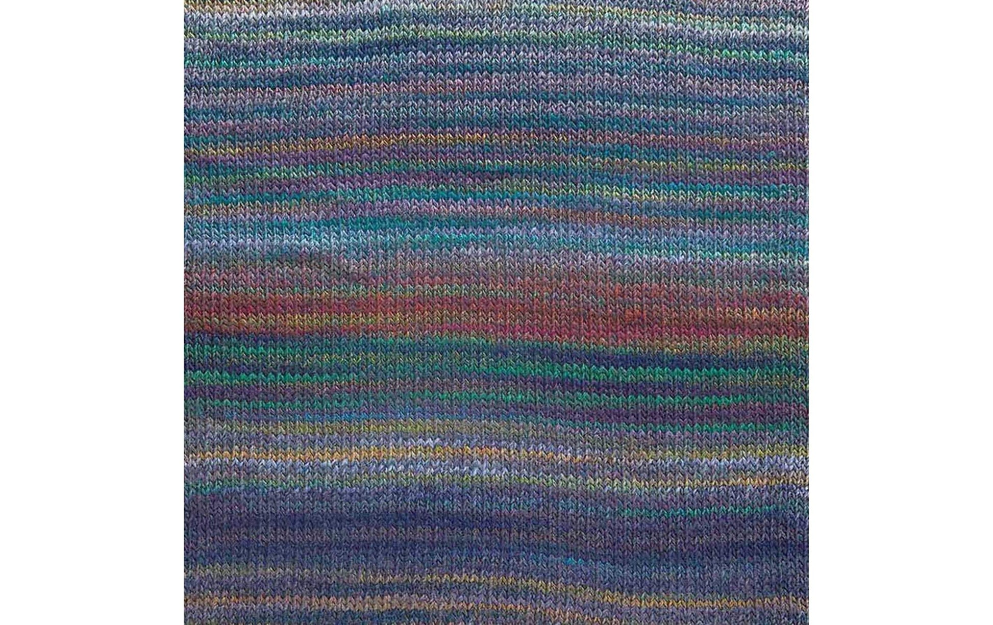 Rico Design Melange Wolle Blau – 200 g, 640 m, 51% Schurwolle/49% Polyacryl, Nadel 5 mm
