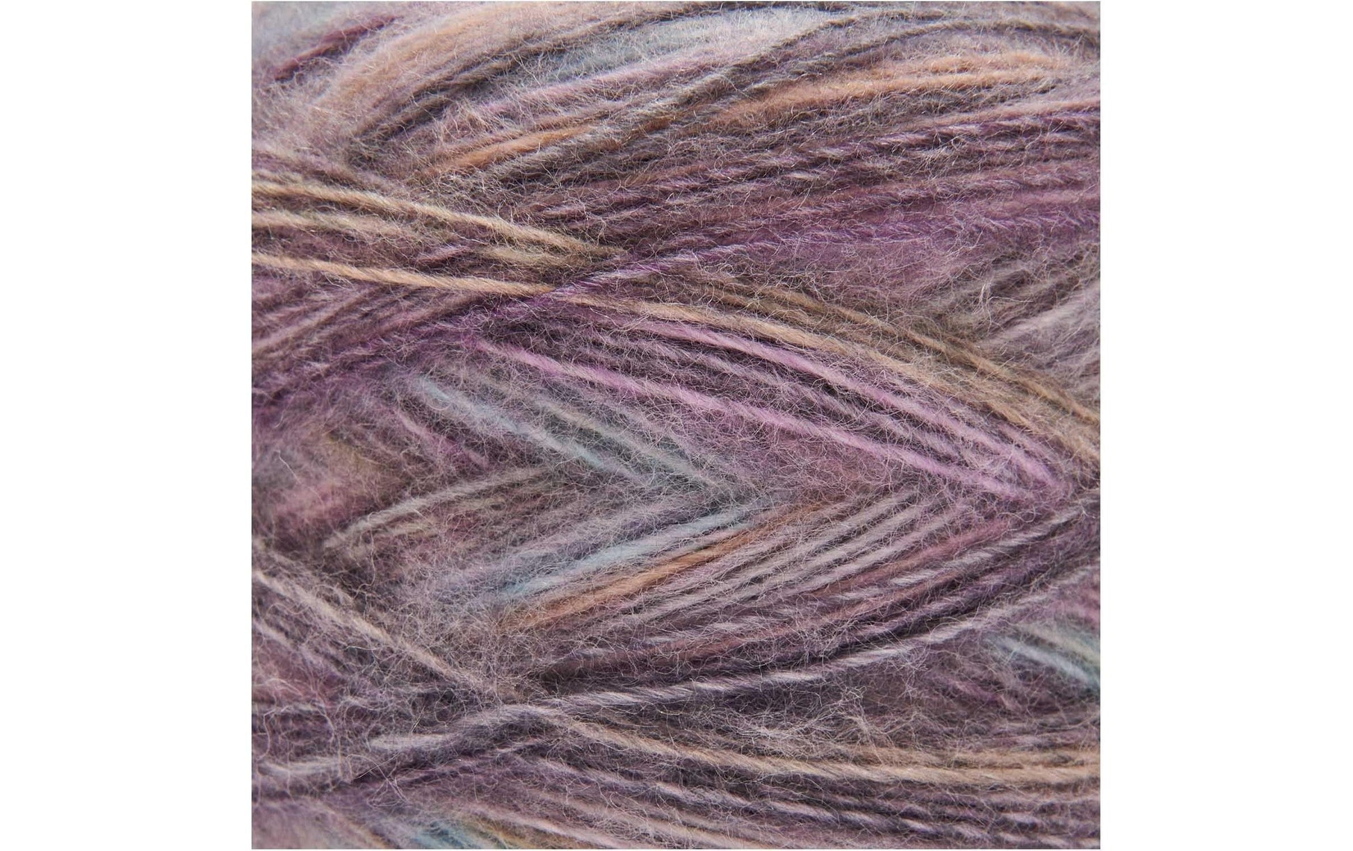 Rico Design Melange Garzato Wolle Flieder – Aran, 200 g, 700 m, Nadel 5 mm, 51% Schurwolle/49% Polyacryl, 1 Stk.