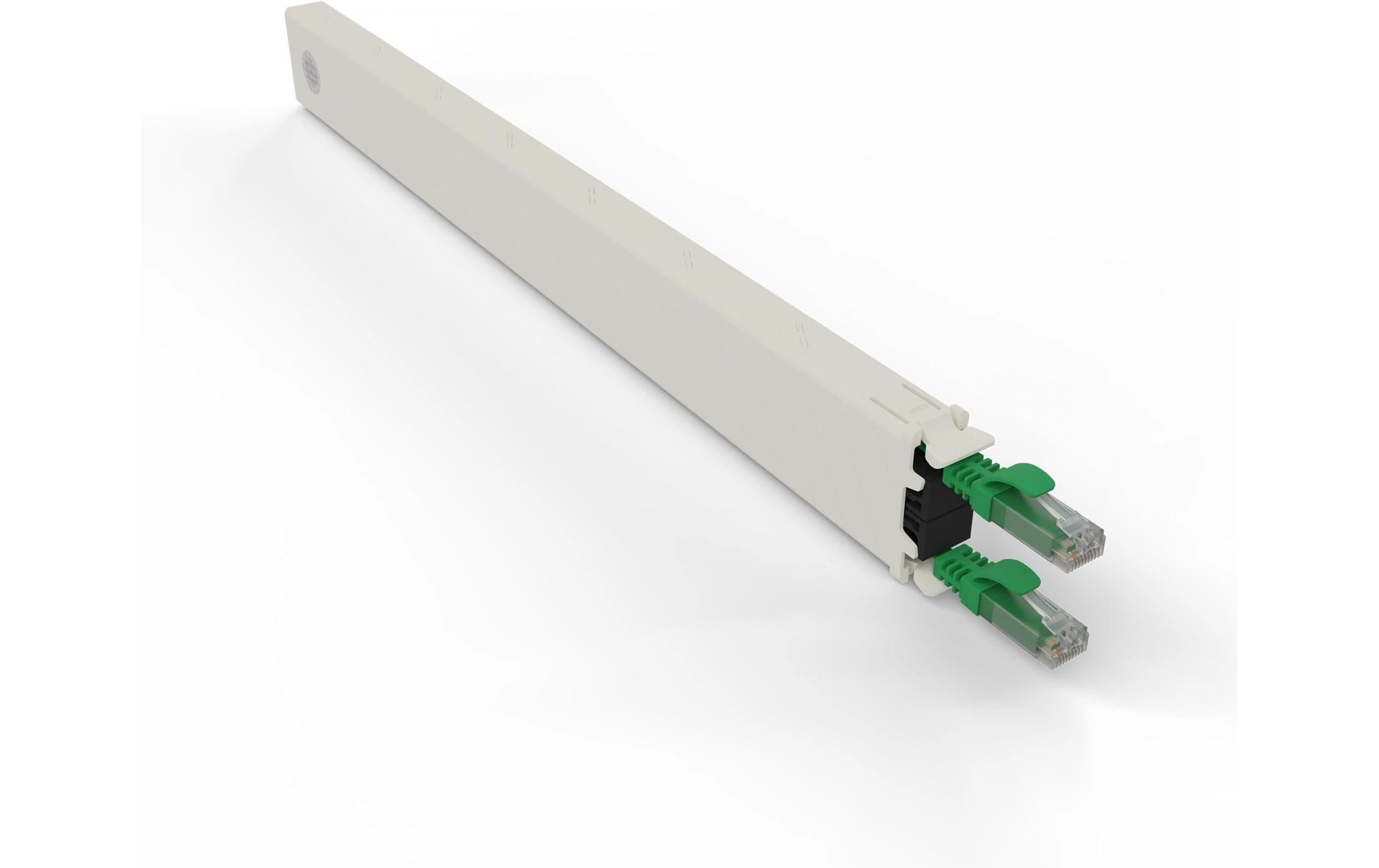 PATCHBOX .one Cassette 8RU Patchkabel – Cat6a U/UTP, 0,8 m, Grün, RJ-45