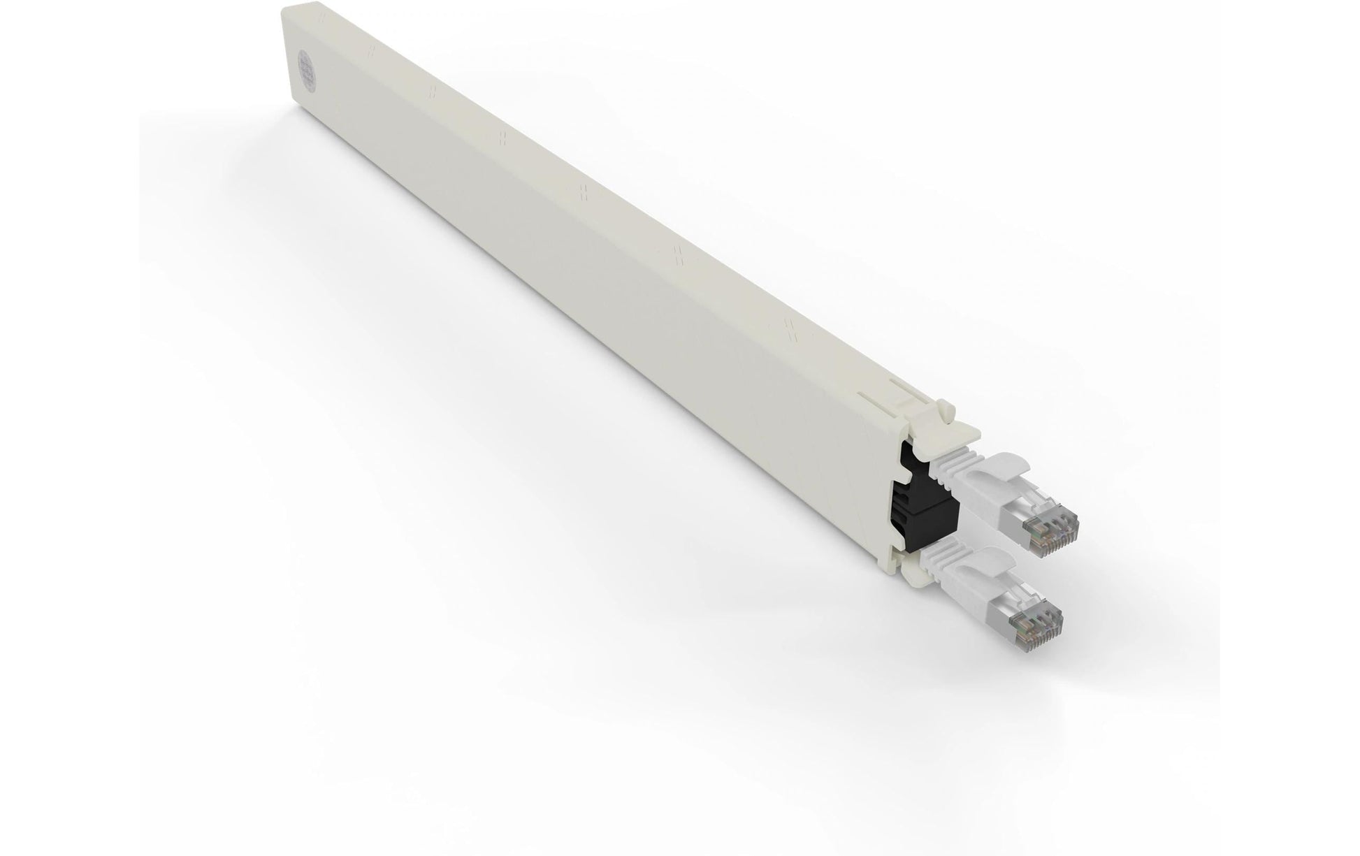 PATCHBOX .one Cassette Patchkabel – Cat6a U/FTP (STP), 0,8 m, Weiss, RJ-45–RJ-45