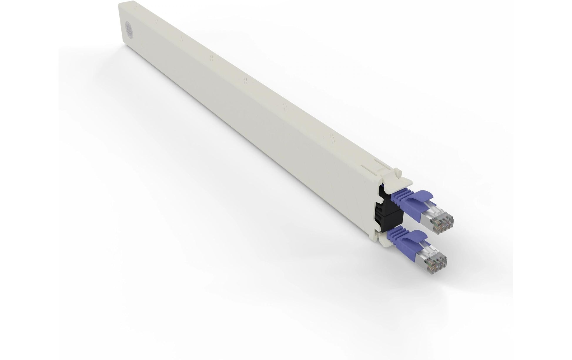 PATCHBOX Cassette 8RU Patchkabel – Cat6a U/FTP (STP), 0,8 m, Violett, RJ-45