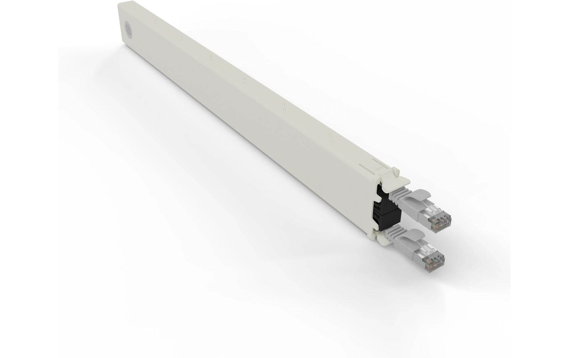 PATCHBOX Cassette 8RU Patchkabel – Cat6a U/FTP (STP), 0,8 m, Grau, RJ-45