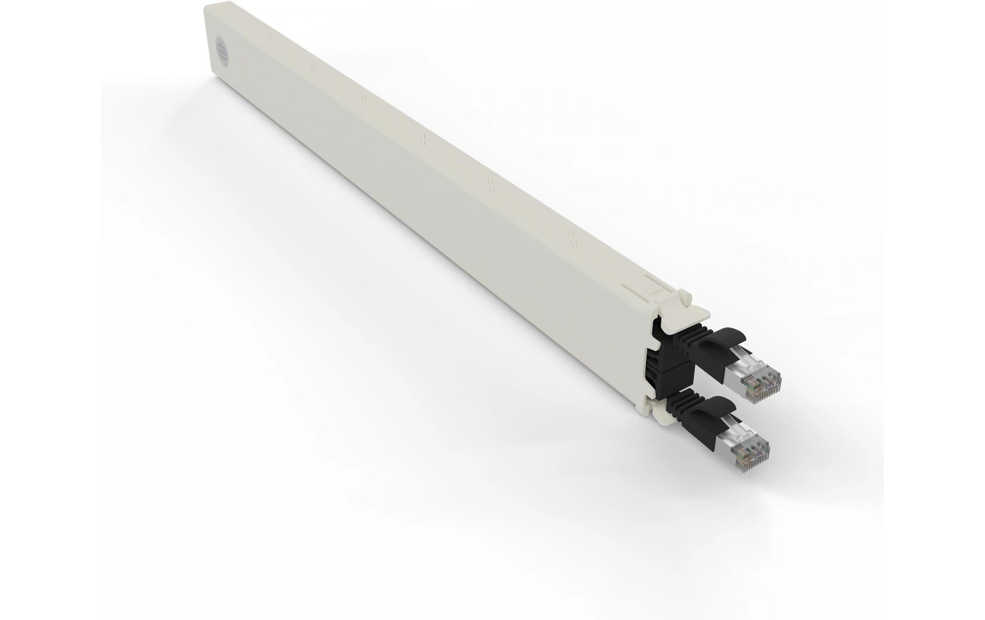 patchbox.one Cassette Patchkabel – Cat6a U/FTP (STP), 0,8 m, Schwarz, RJ-45