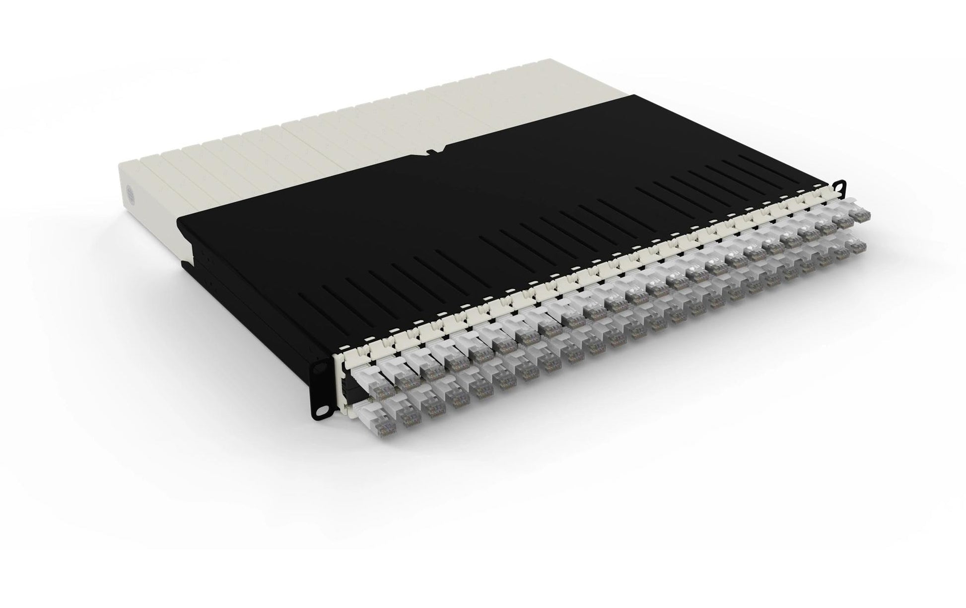 Patchbox Netzwerkkabel – Weiss, geschirmt
