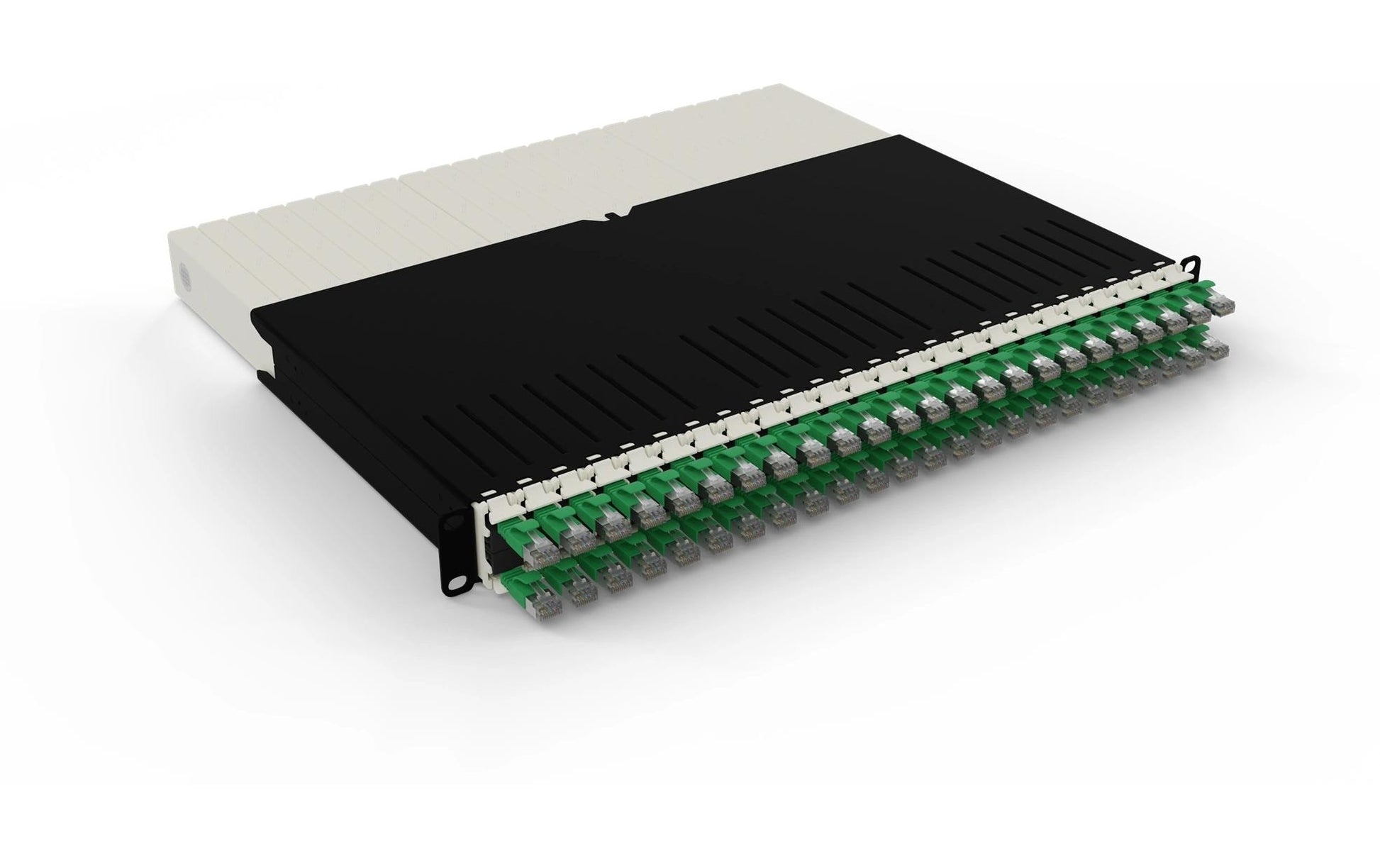 Patchbox Netzwerkkabel – geschirmt, grün