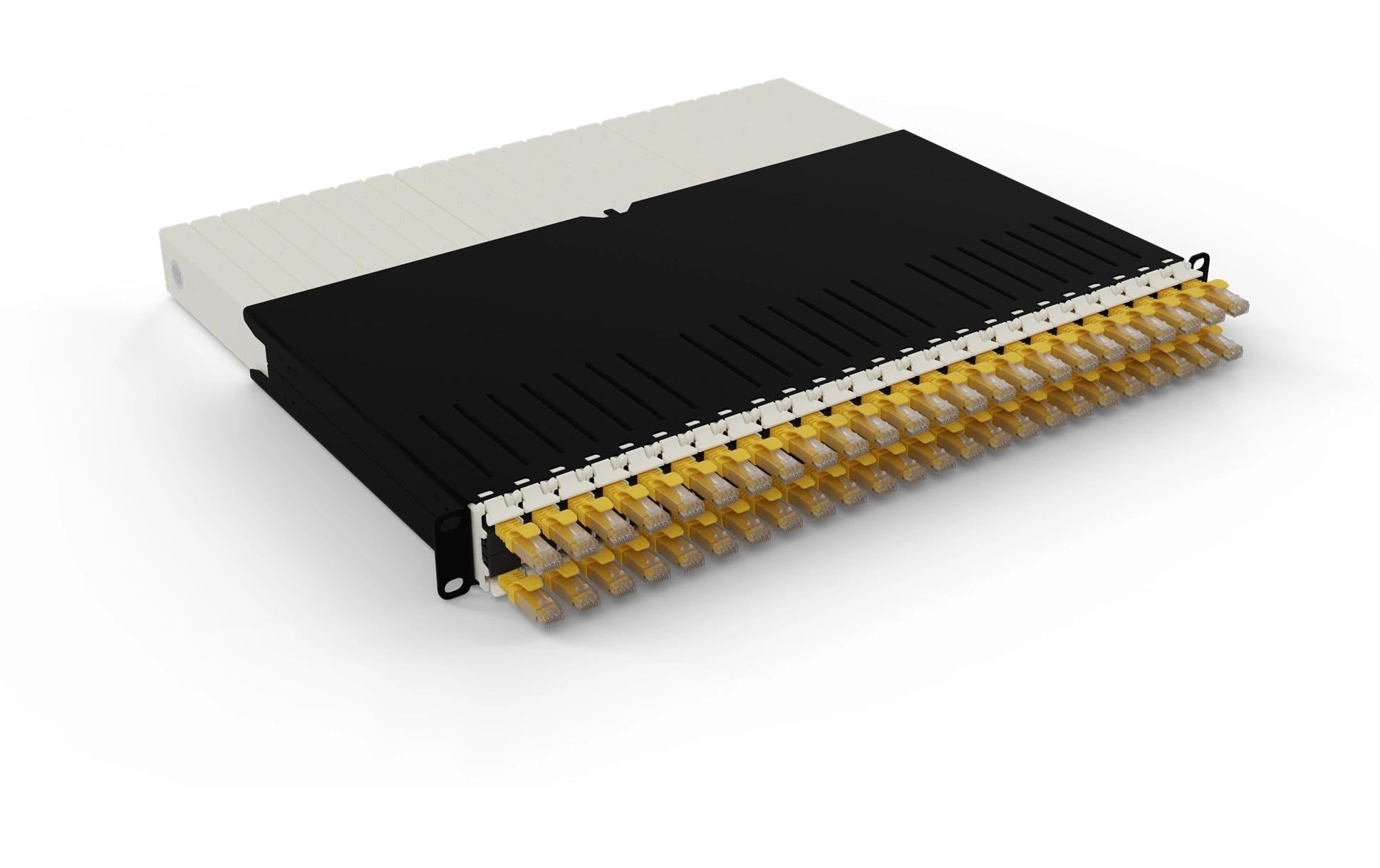 Patchbox Netzwerkkabel – Gelb, UTP