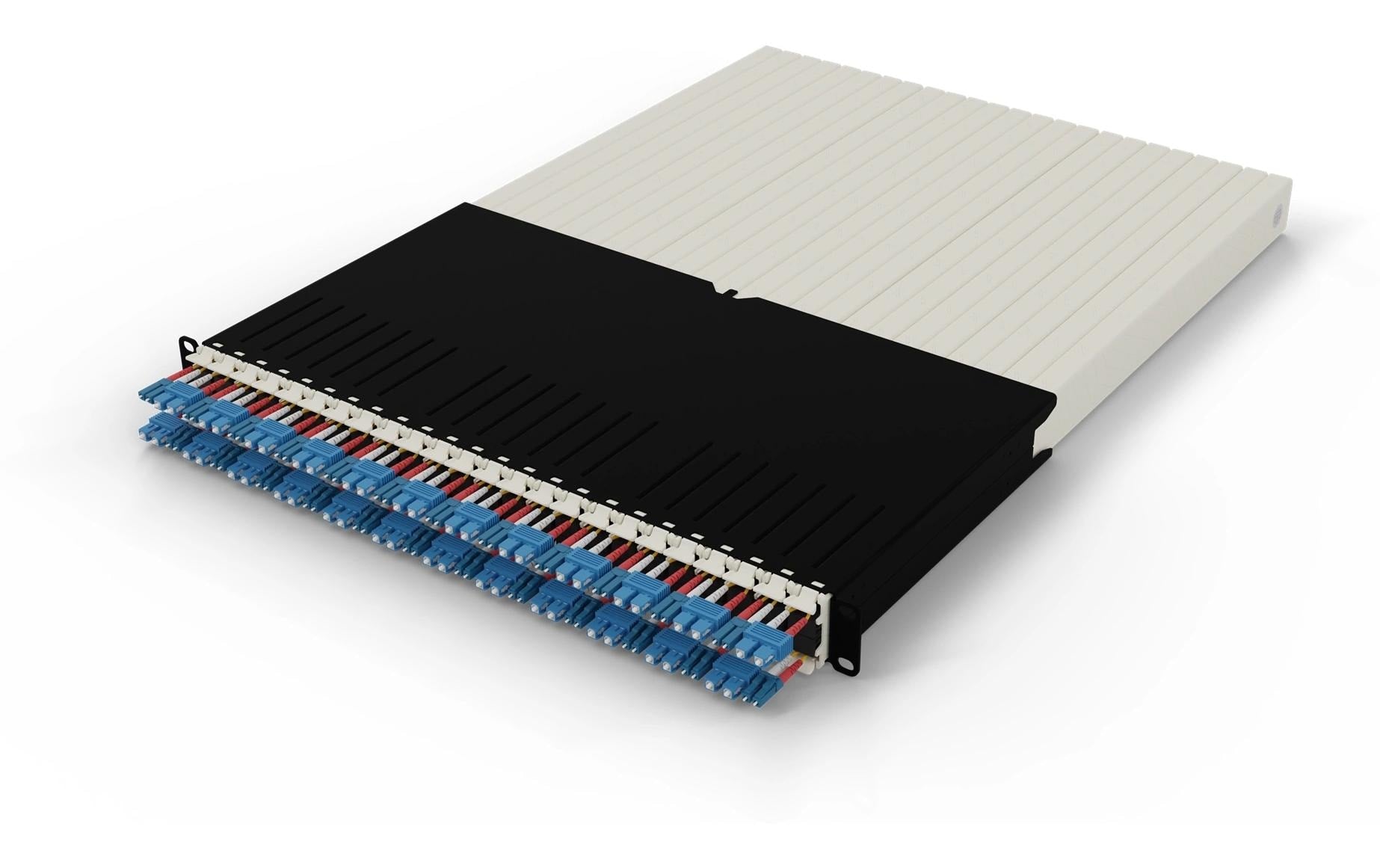 patchbox.one 30RU – Patchpanel LWL, 24× LC-SC, Single-Mode OS2, 1,8 m, 19"