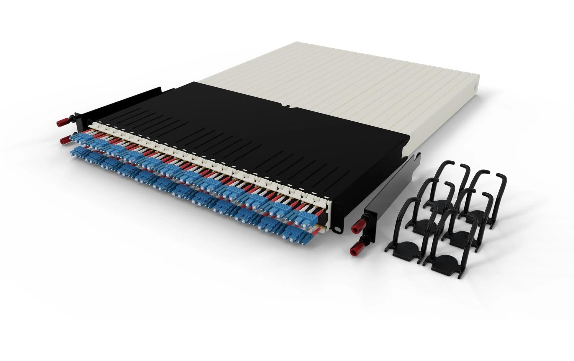 patchbox.one 30RU – Patchpanel LWL, 24× LC-SC, Single-Mode OS2, 1,8 m, 19"
