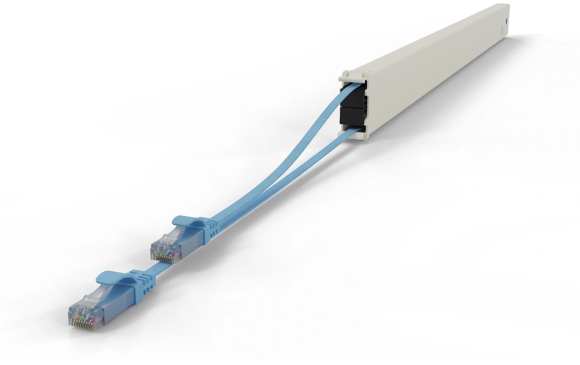 PATCHBOX .one Cassette 46RU Patchkabel – Cat6a U/UTP, 2,5 m, Blau, RJ-45