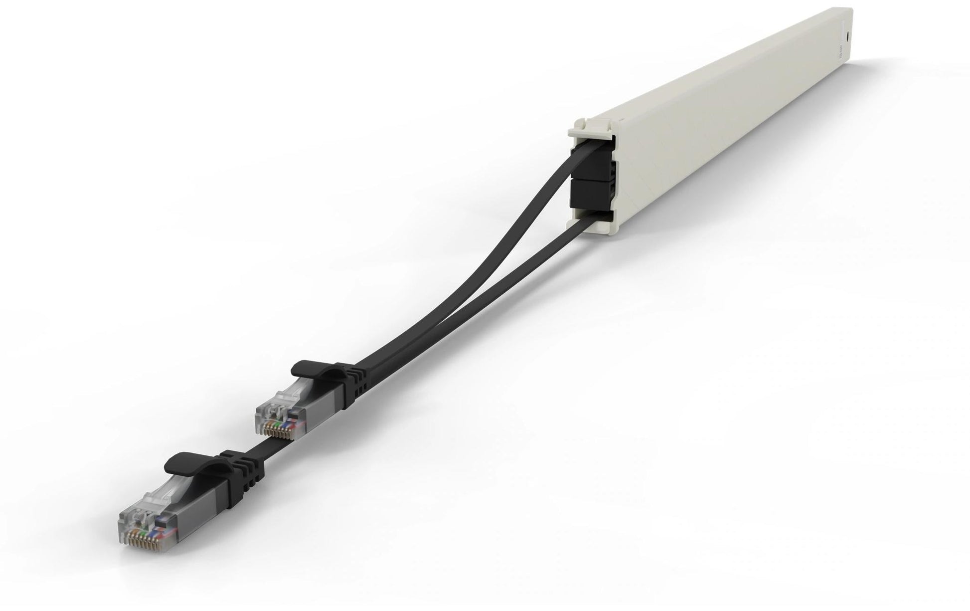 PATCHBOX .one Patchkabel – Cat6a U/UTP, 2,5 m, Schwarz, RJ-45