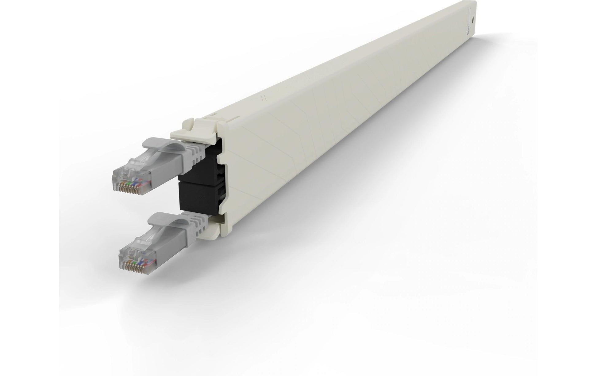 PATCHBOX .one Cassette Patchkabel – Cat6a U/UTP, 1,8 m, Grau, RJ-45