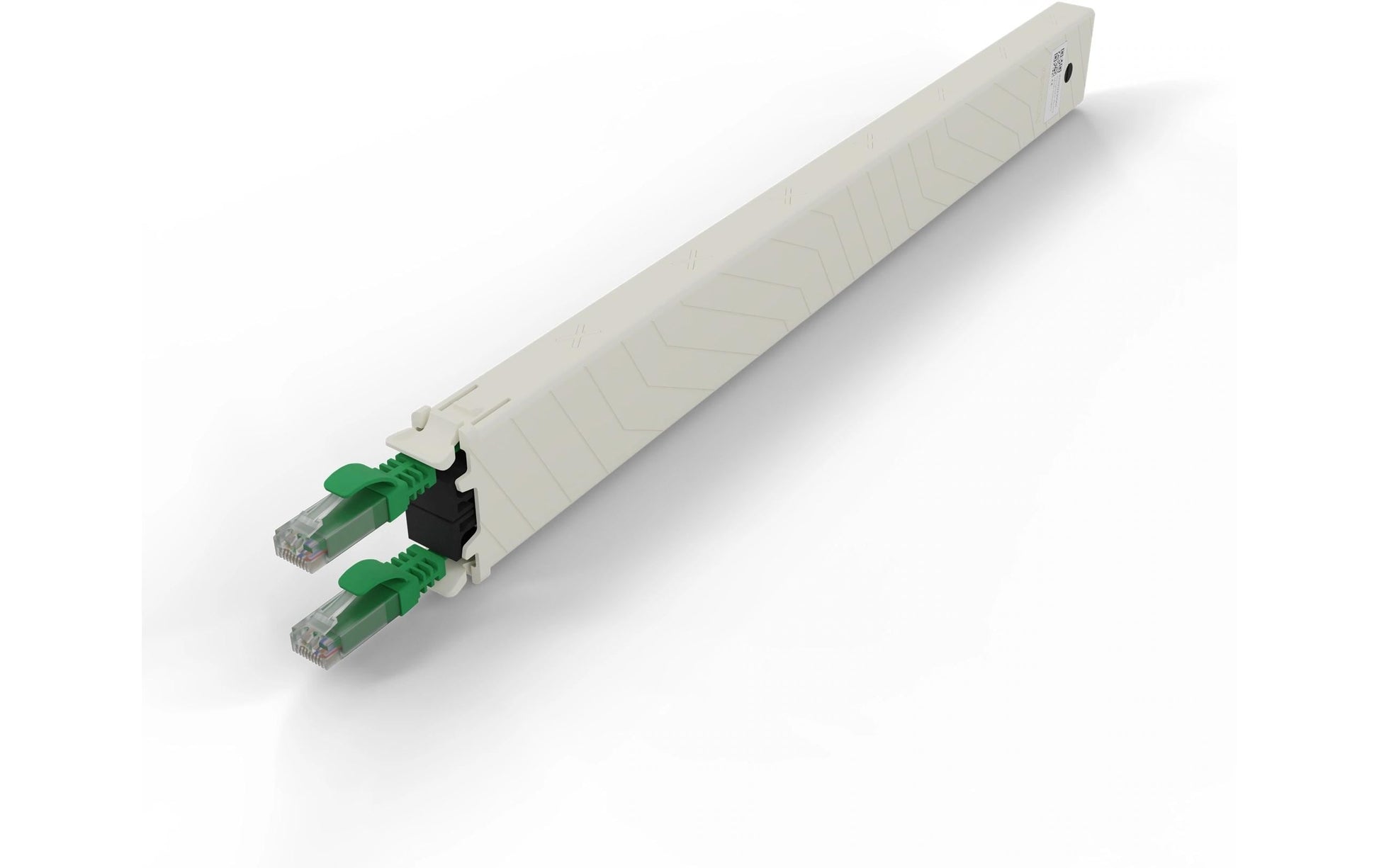 PATCHBOX .one Cassette 8RU Patchkabel – Cat6a U/UTP, 0,8 m, Grün, RJ-45