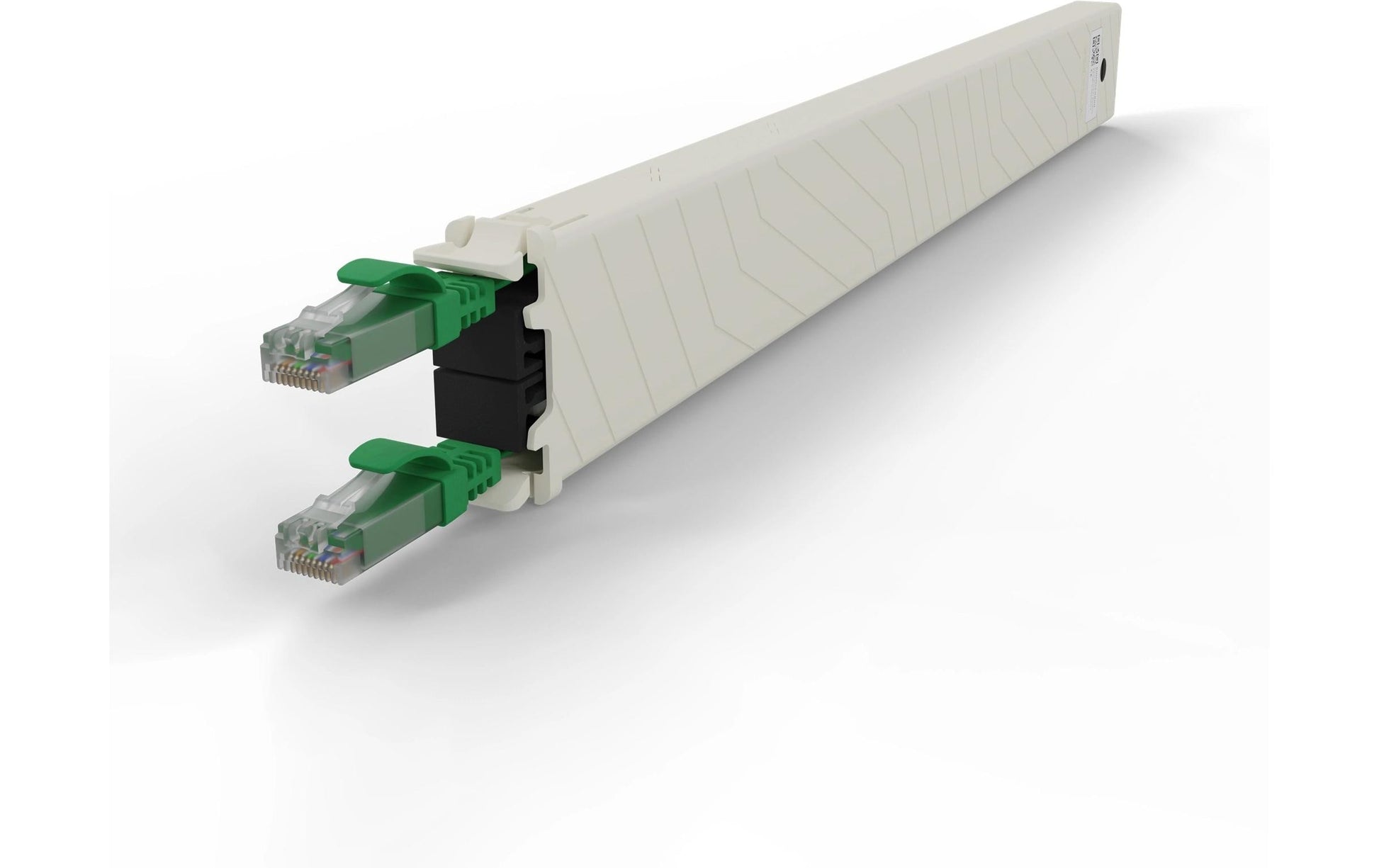 PATCHBOX .one Cassette 8RU Patchkabel – Cat6a U/UTP, 0,8 m, Grün, RJ-45