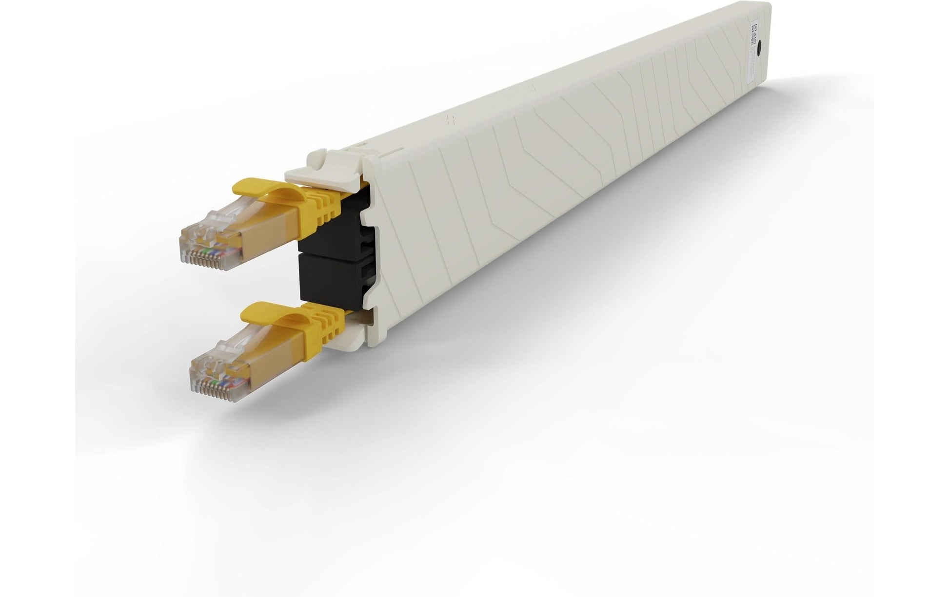 PATCHBOX .one Cassette 8RU Patchkabel – Cat6a U/UTP, 0,8 m, Gelb, RJ-45
