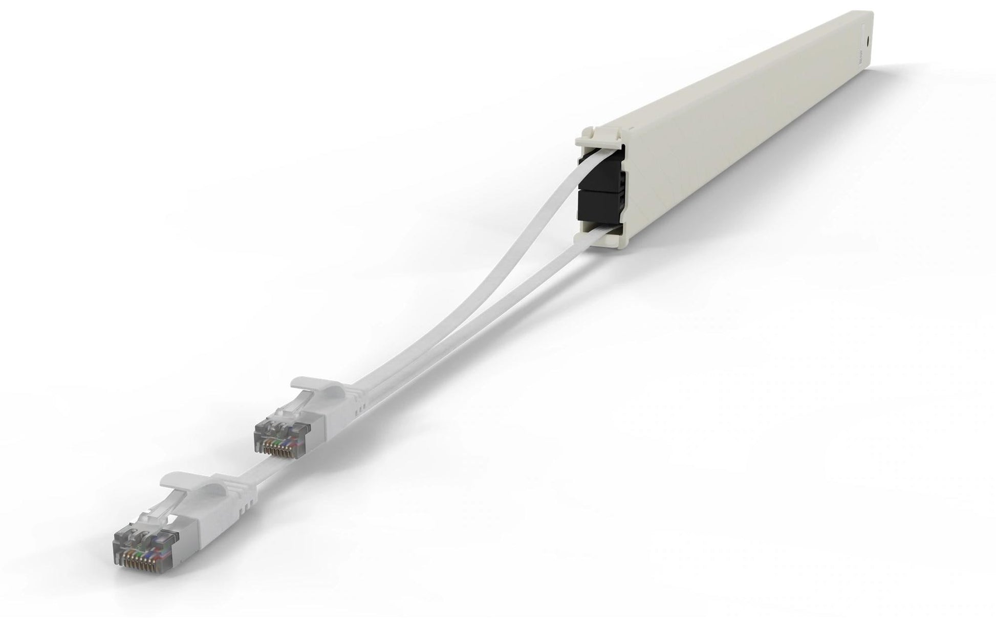 PATCHBOX .one Cassette 30RU Patchkabel – Cat6a U/FTP (STP), 1,8 m, Weiss, RJ-45