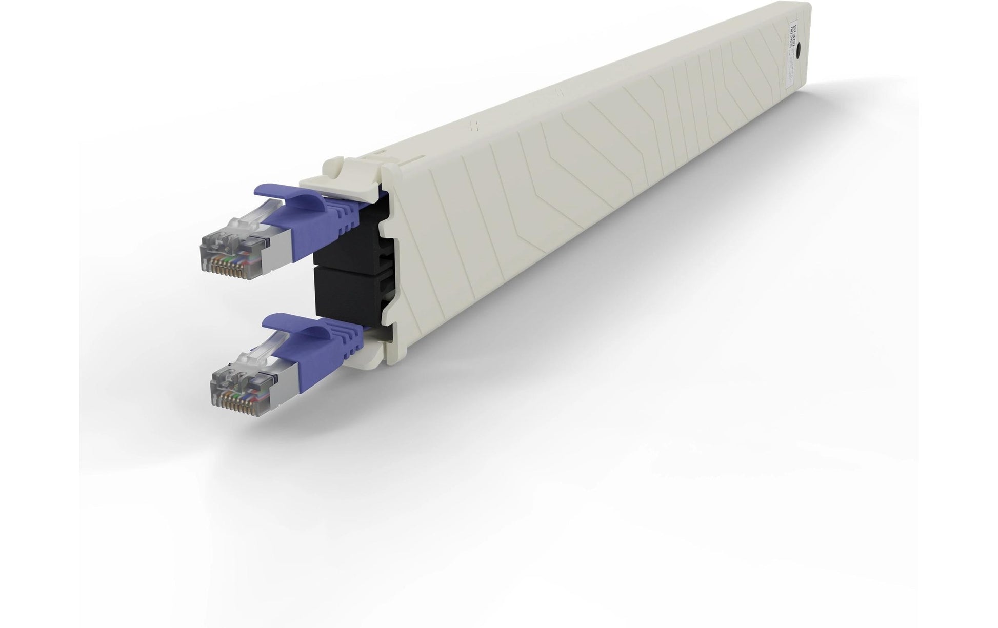 PATCHBOX Cassette 8RU Patchkabel – Cat6a U/FTP (STP), 0,8 m, Violett, RJ-45