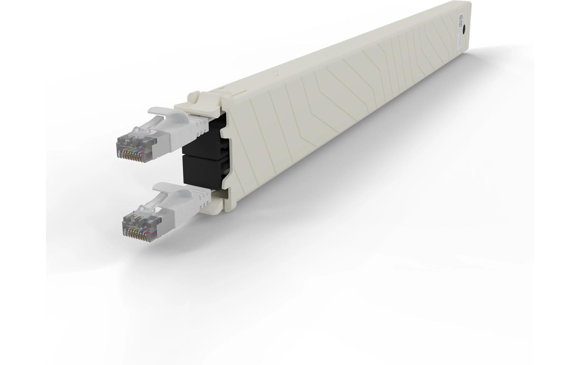PATCHBOX .one Cassette Patchkabel – Cat6a U/FTP (STP), 0,8 m, Weiss, RJ-45–RJ-45