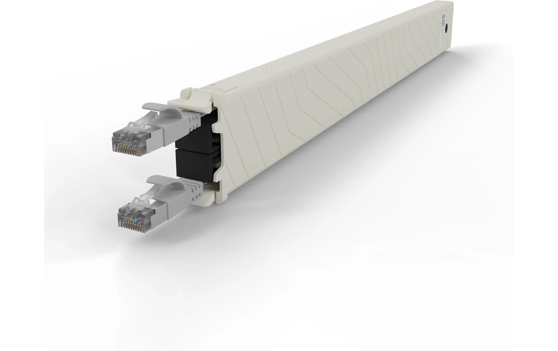 PATCHBOX Cassette 8RU Patchkabel – Cat6a U/FTP (STP), 0,8 m, Grau, RJ-45